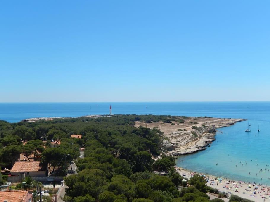 Reve De Vacances Studio Proche De La Plage Martigues Exterior foto